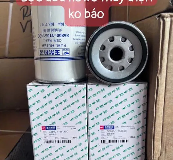 Lọc Dầu HOWO máy điện không báo